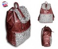 MOCHILA CUERINA ANIMAL PRINT